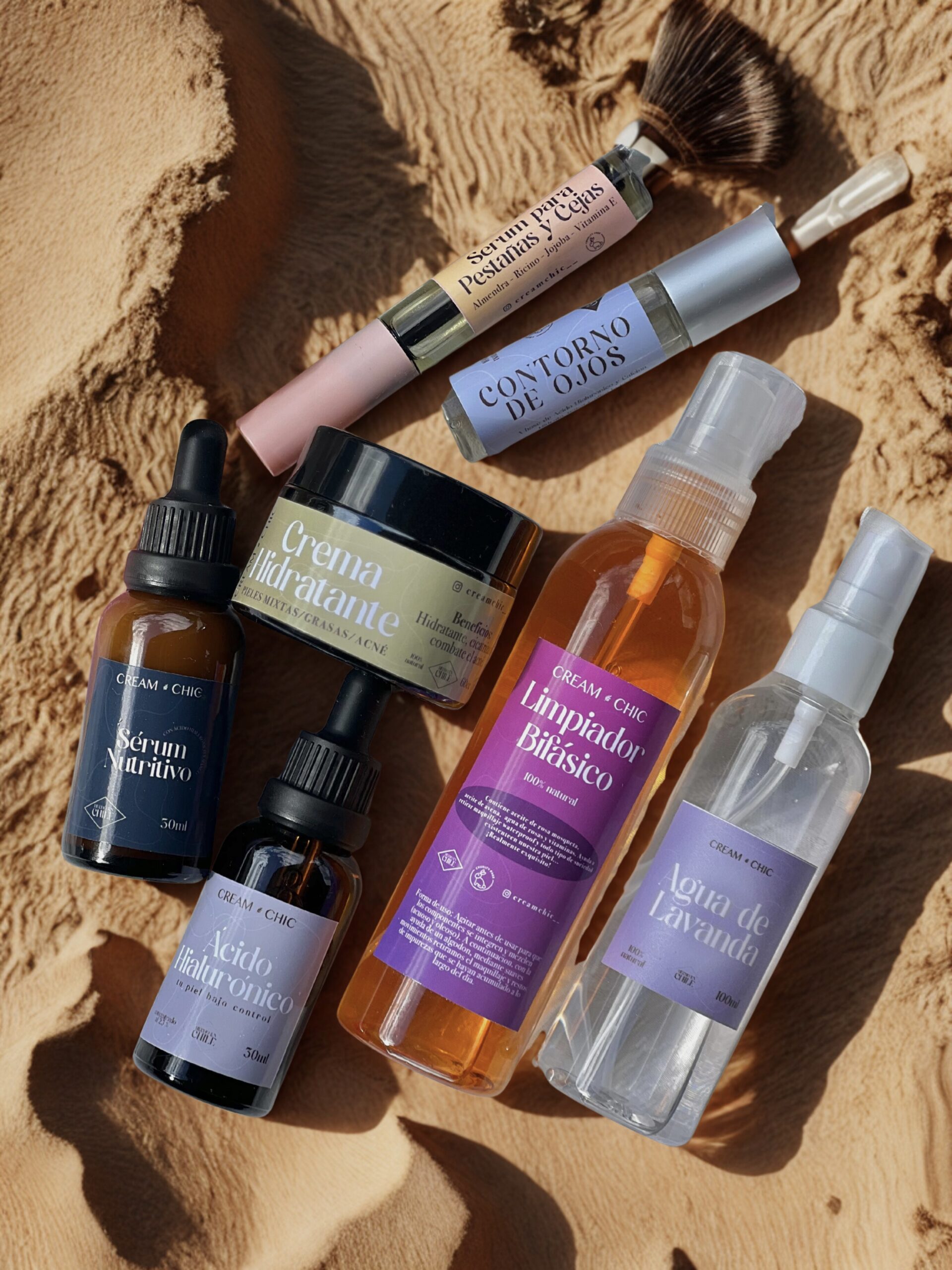 Pack bifásico, pestañas y +