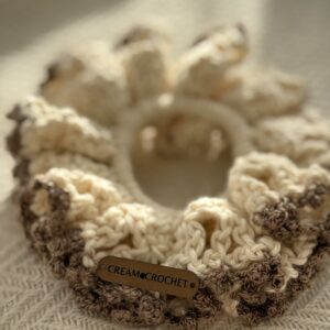 scrunchie vainilla mocha 🤎