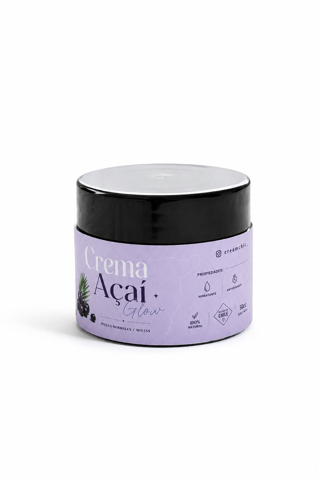 Crema Açaí Glow 50 cc 💜